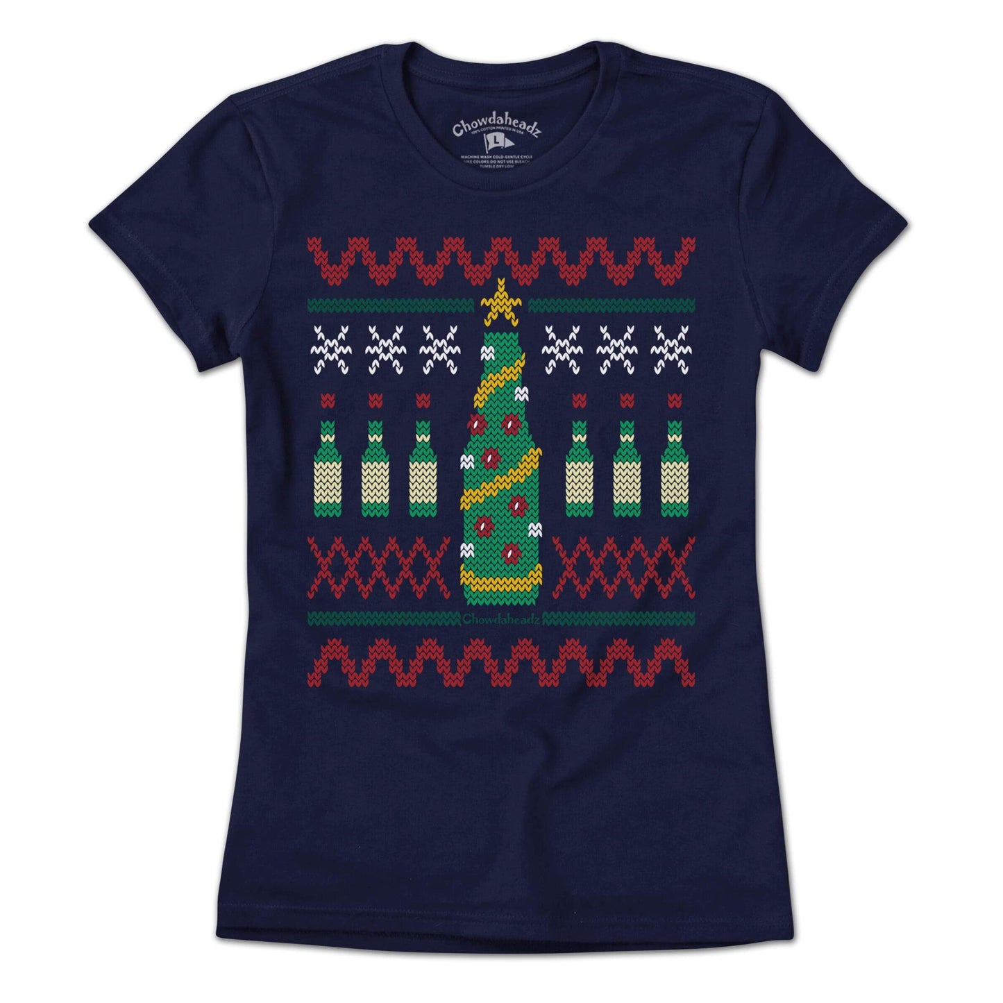 Beer Tree Ugly Holiday Sweater T-Shirt