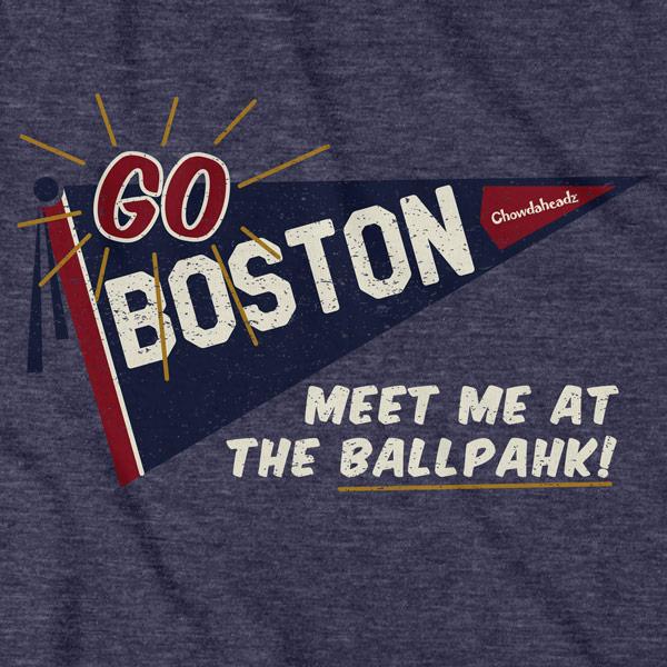 Go Boston Retro Banner T-Shirt