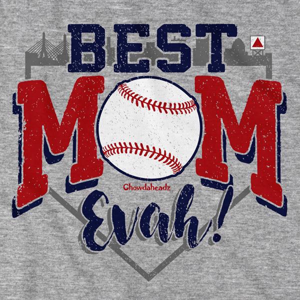 Best Mom Evah Baseball T-Shirt