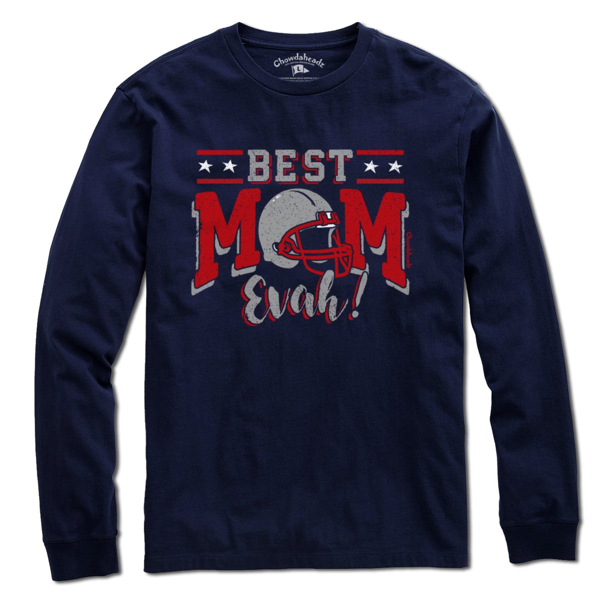 Best Mom Evah Football T-Shirt