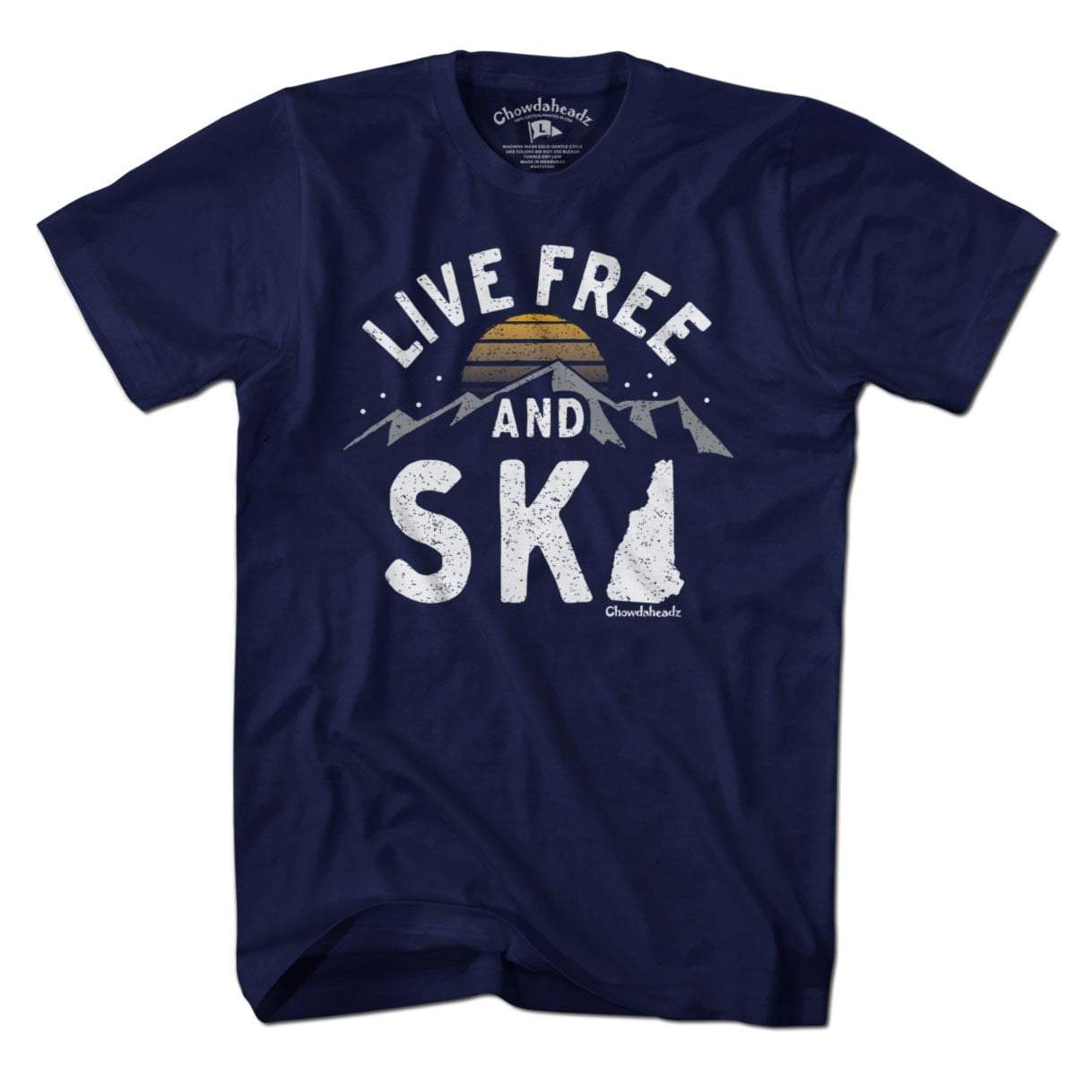 Live Free and Ski New Hampshire T-Shirt