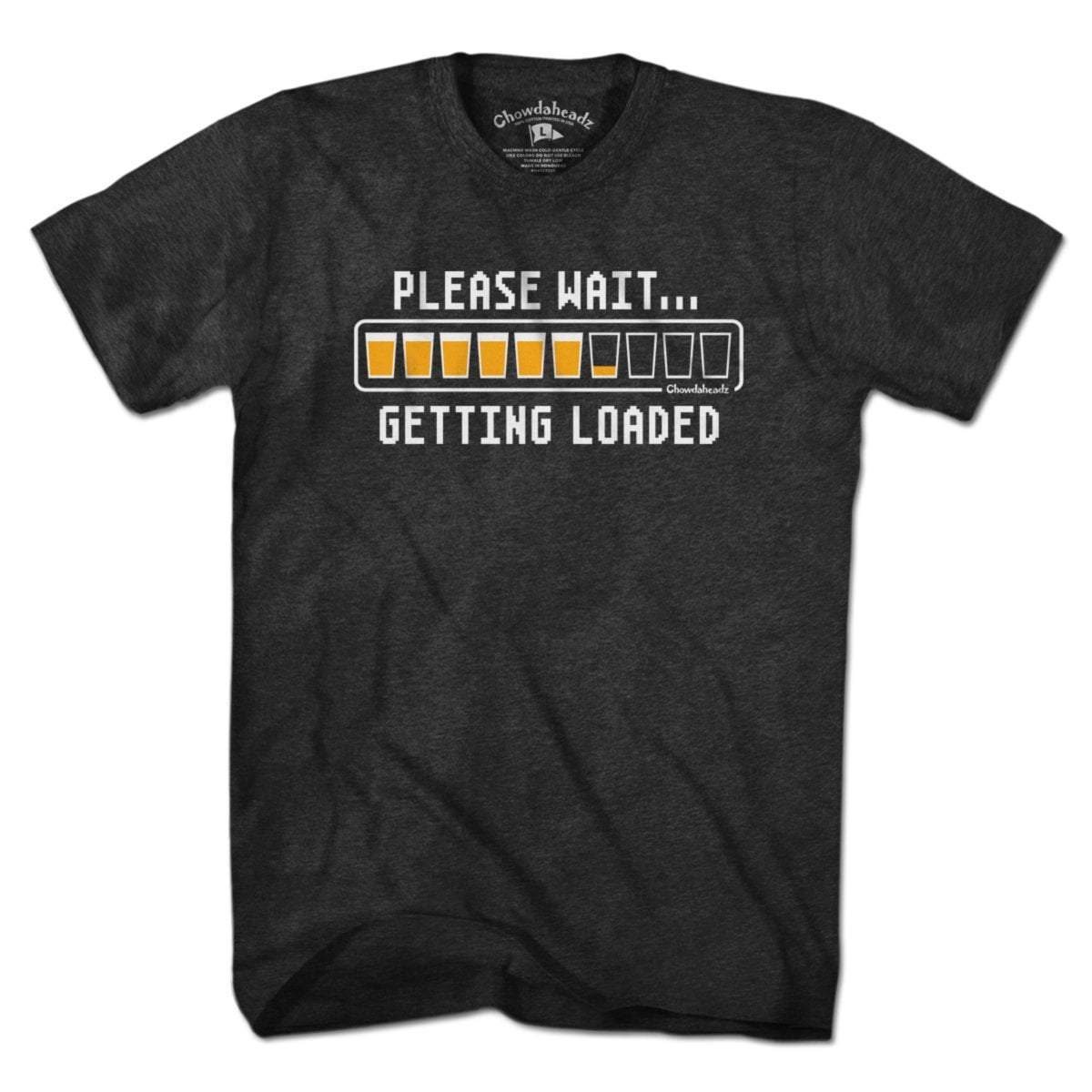 Please Wait Getting Loaded Progress Bar T-Shirt