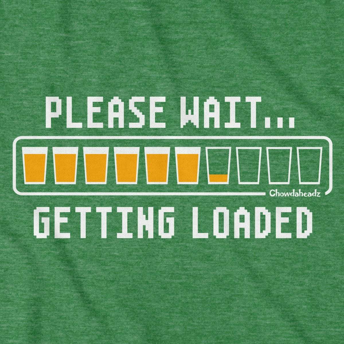 Please Wait Getting Loaded Progress Bar T-Shirt