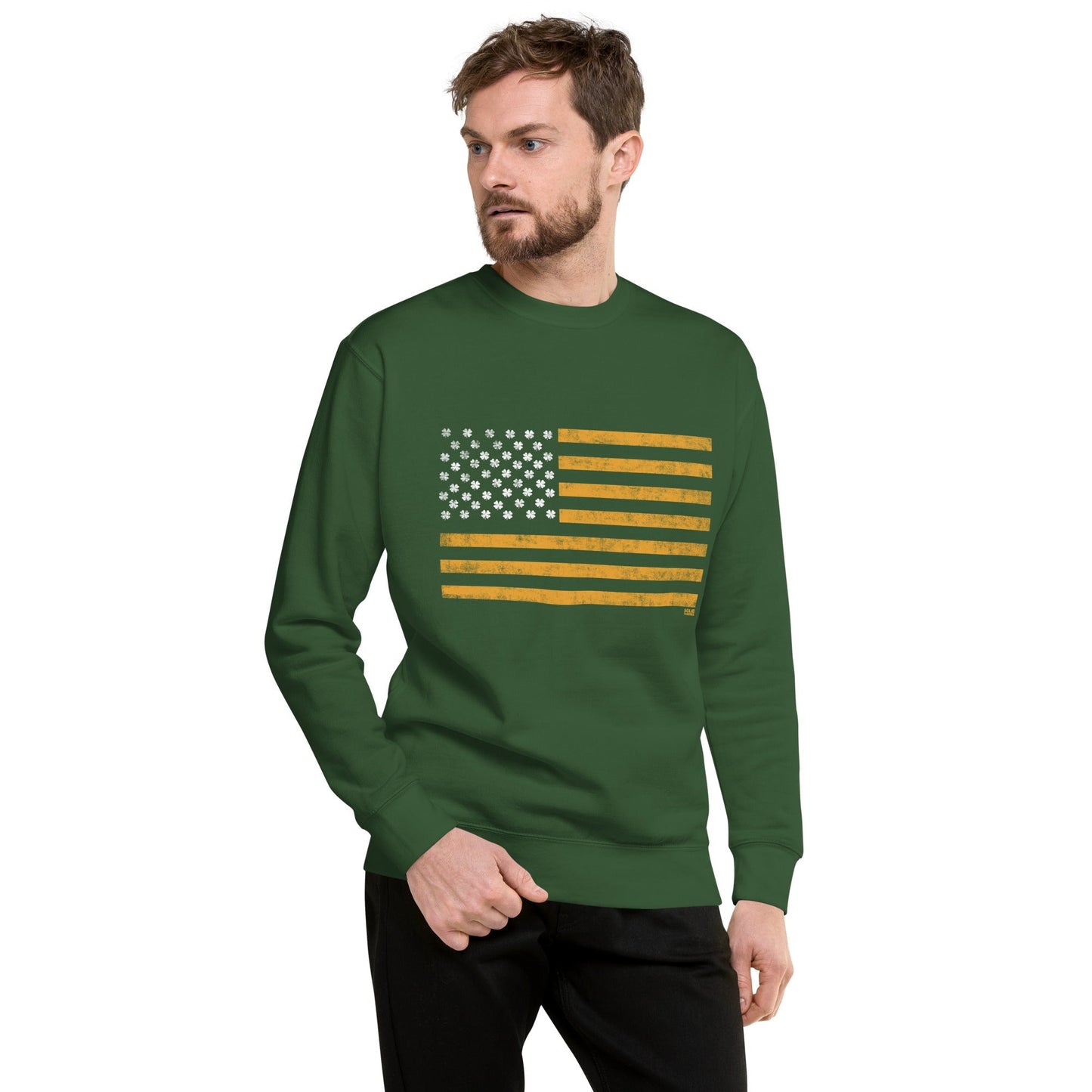 Unisex Irish American Classic Fleece Sweatshirt