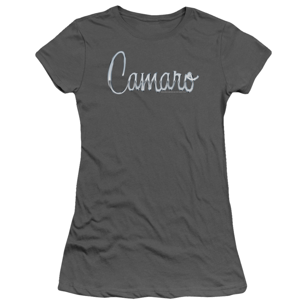 Chevrolet Classic Camaro Metal - Juniors T-Shirt