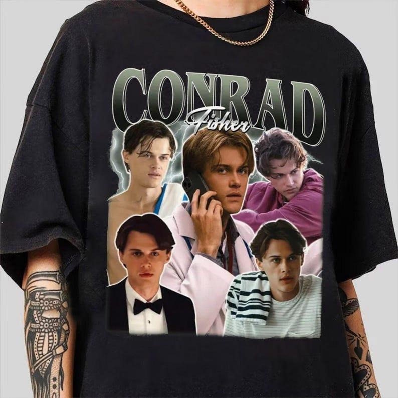 Conrad Fisher Bootleg Shirt, Team Conrad The Summer I Turned Pretty Shirt, Retro Conrad Fisher Shirt, Summer Romance Shirt