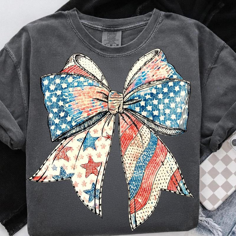 Coquette Girly Shirt, Coquette 4Th Of July Shirt, American Girl Shirt, Jesus Shirt, 4Th Of July Shirt, Memorial Day Shirt, Usa Shirt, American Mama Shirt