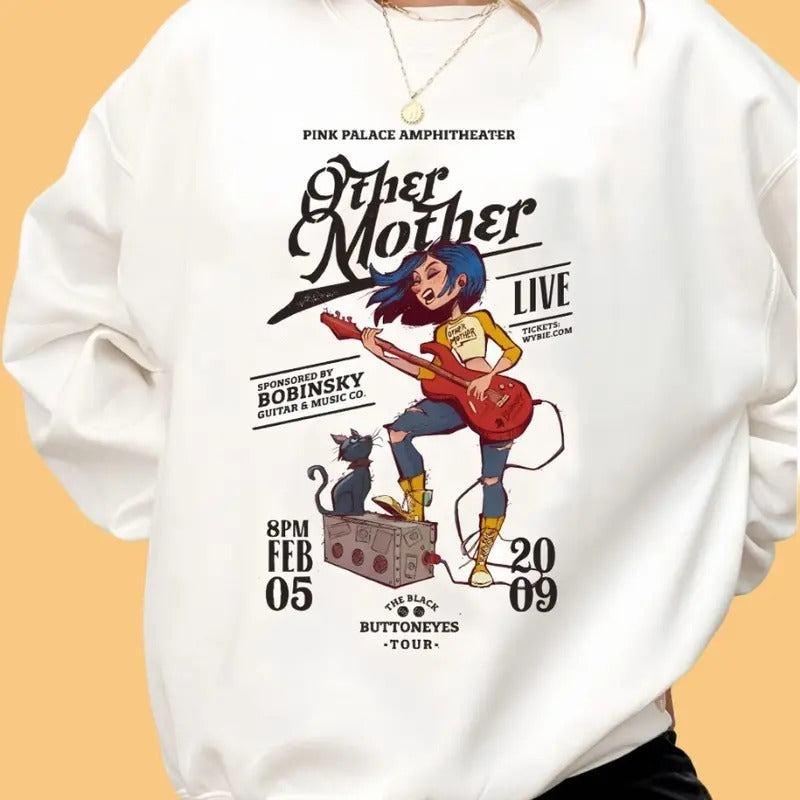 Coraline Other Mother sweatshirt, Funny circus Corr.aa.lineee sweatshirt, Spooky movie Hoodie, Doll TShirt, Movie Retro Horror Sweatshirt, Halloween Gift Tshirt, Graphic Hoodie