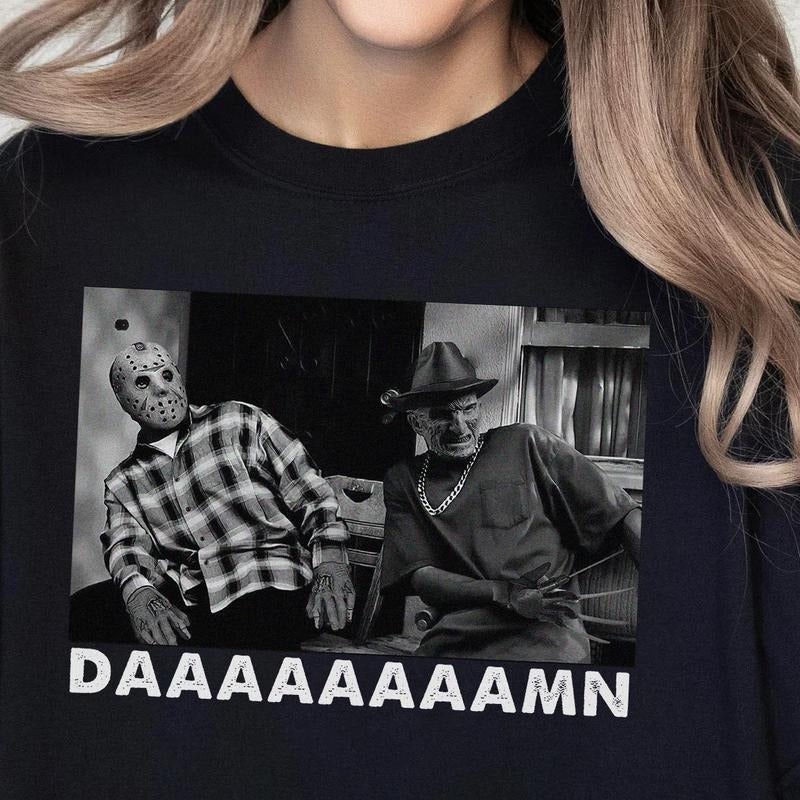 DAAAAAAAAAAAAAAAAAMN Halloween Funny Shirt Friends Halloween Team TShirt Halloween Tee