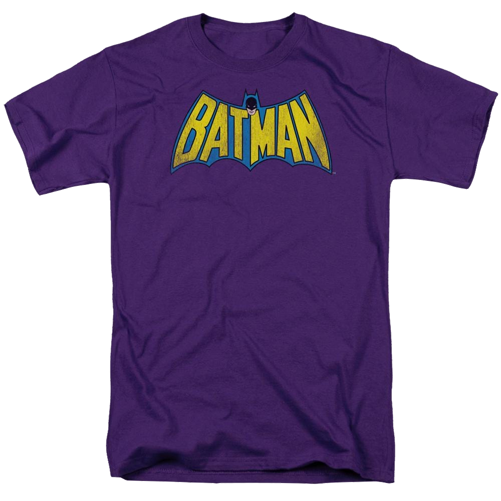 Dc Batman Classic Batman Logo Distressed - Men's Regular Fit T-Shirt