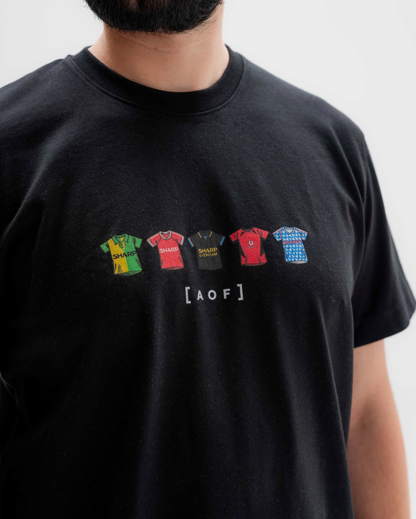 United Printed Classics Black Tee