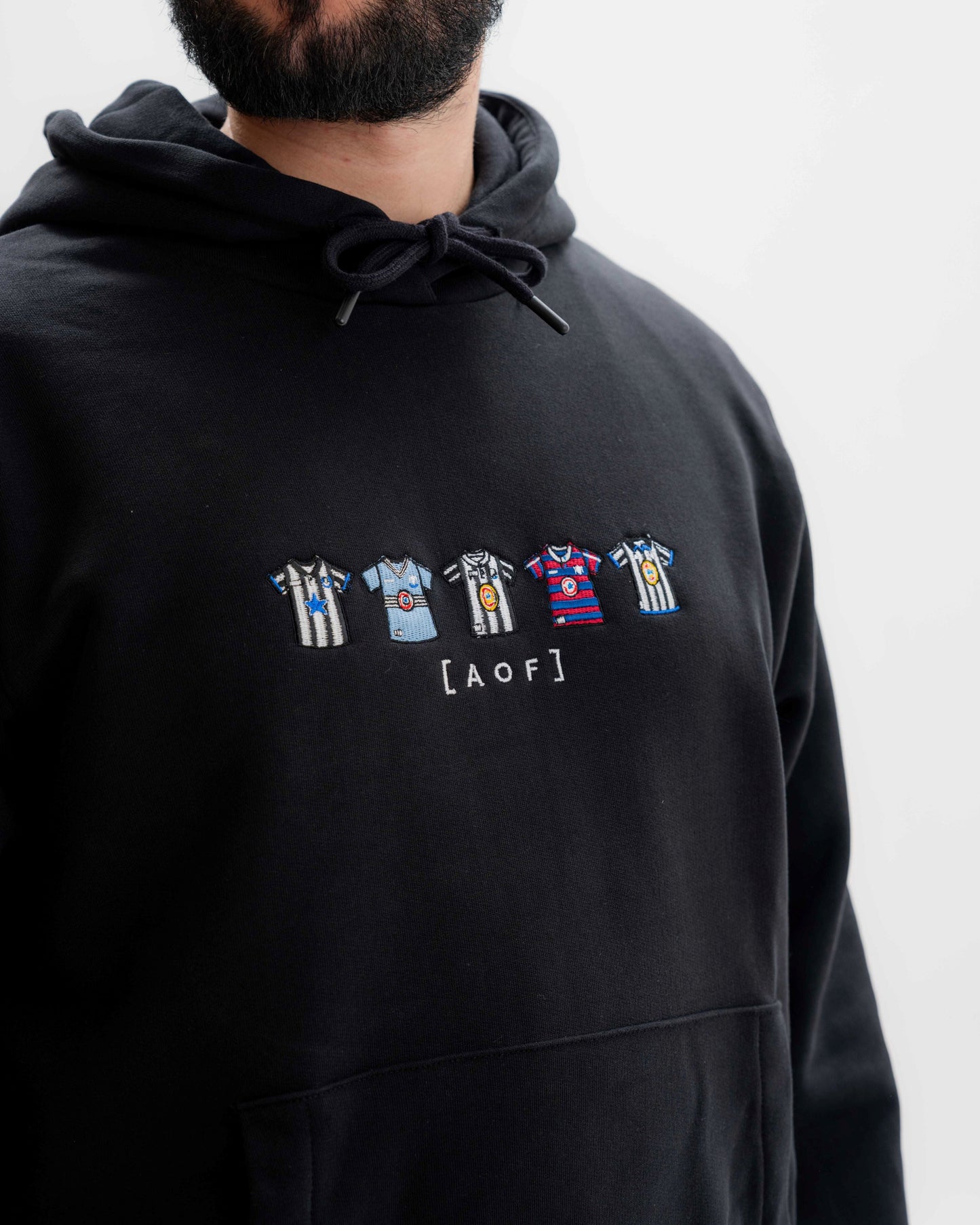 Toon Embroidered Classics Black Hoodie