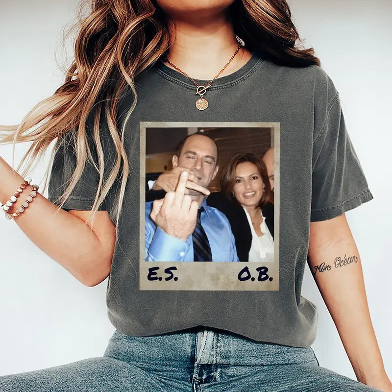 Elliot Stabler And Olivia Benson Shirt, Law And Order Shirt, Elliot And Olivia Law And Order Svu Vintage Shirt, 90s Graphic Tee