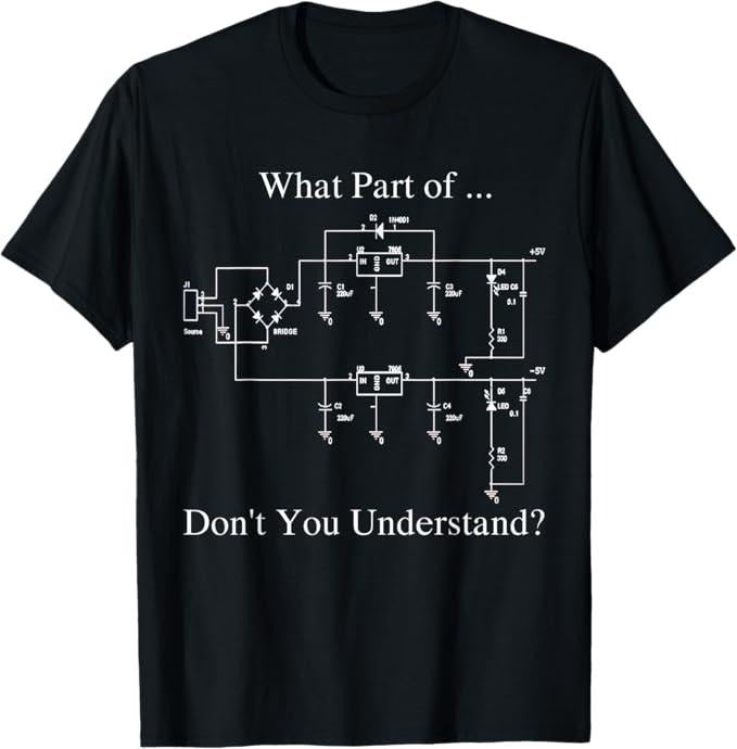 Funny Sarcastic Engineering Gift Shirt, Electrical Engineer Gift Funny Technology Sarcasm T-Shirt - Menswear Casual Cotton
