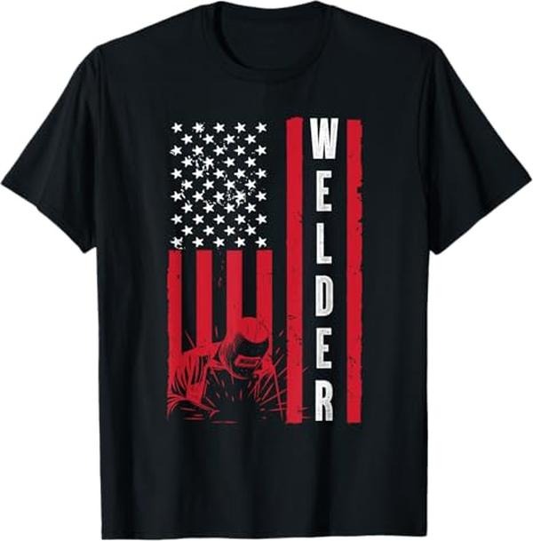 Funny Welder Shirt, Welder Gifts, Unique Welding Novelty For Men Women Metal Welder Welding T-Shirt - Menswear Casual Cotton
