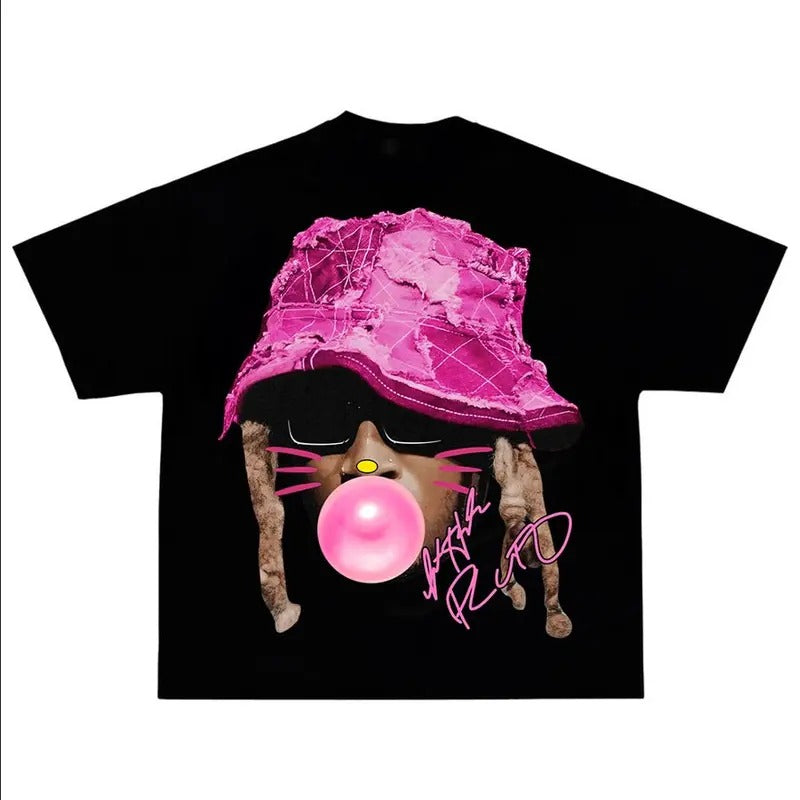 Future Big Face Pink BUBBLE GUM Bucket Graphic Tee