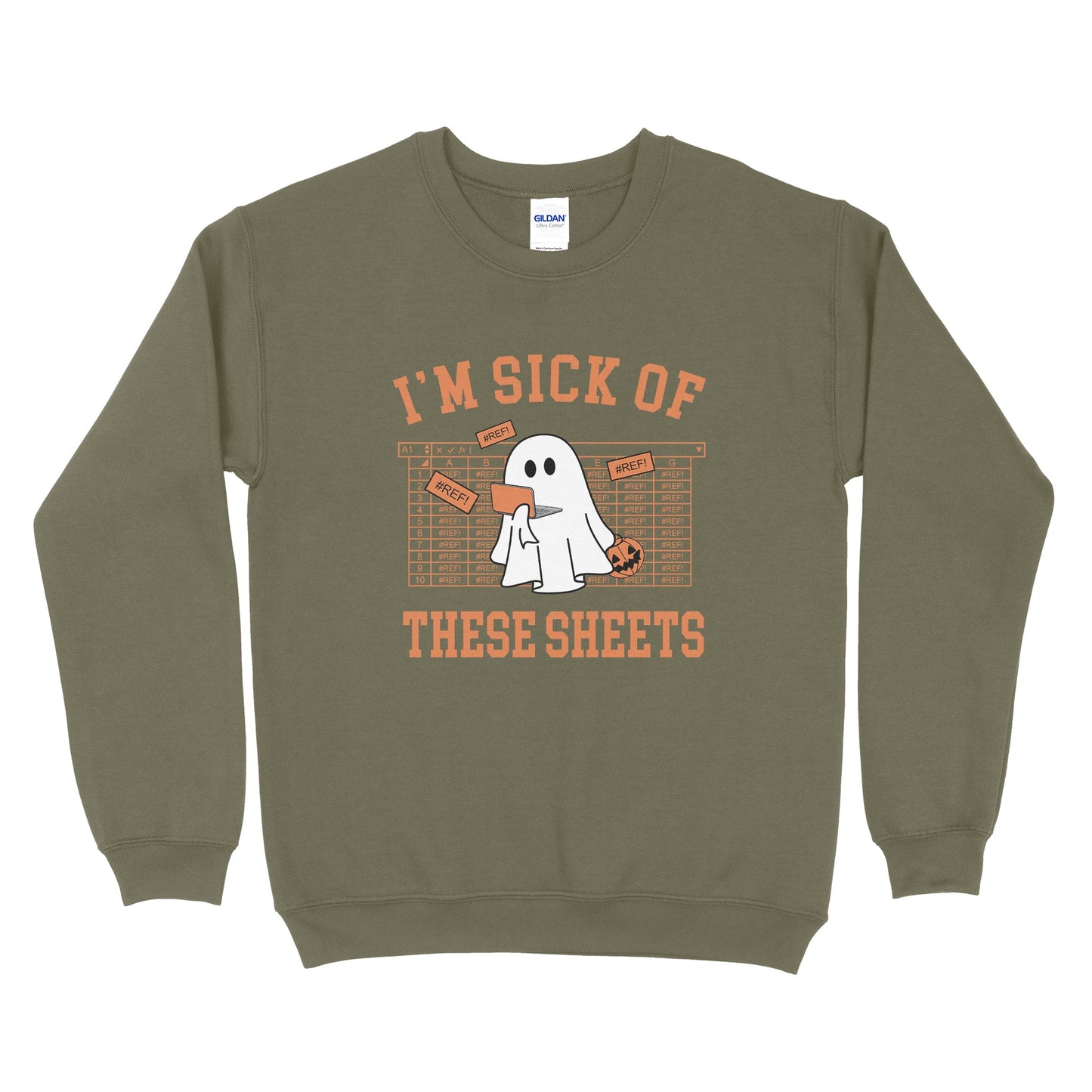 I'm Sick Of These Sheets Halloween Edition Sweatshirt