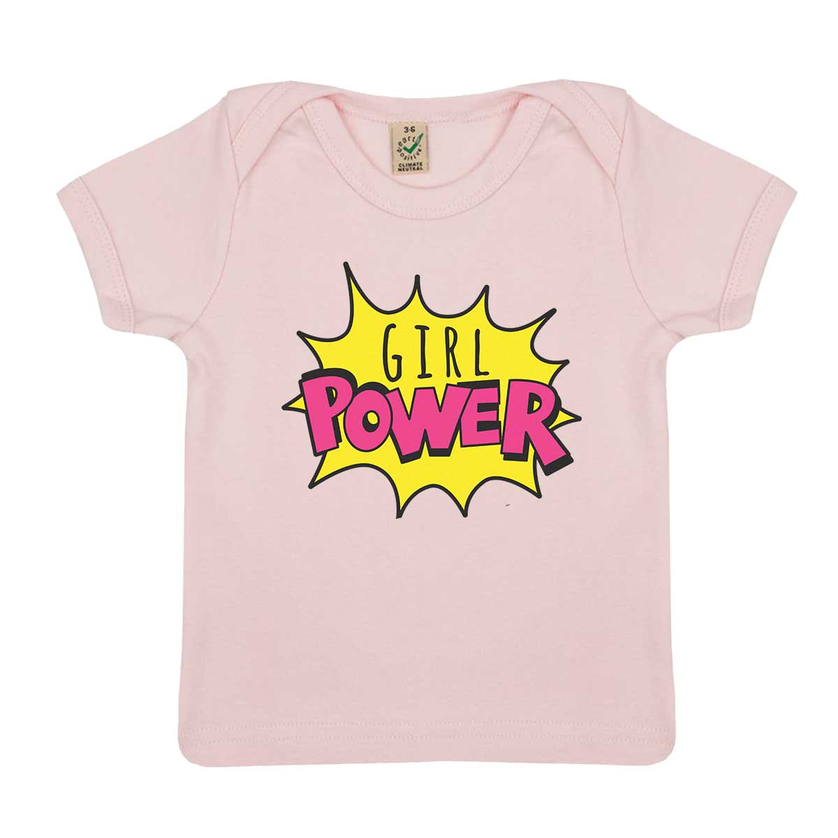 Girl Power Pop Art Baby T-Shirt
