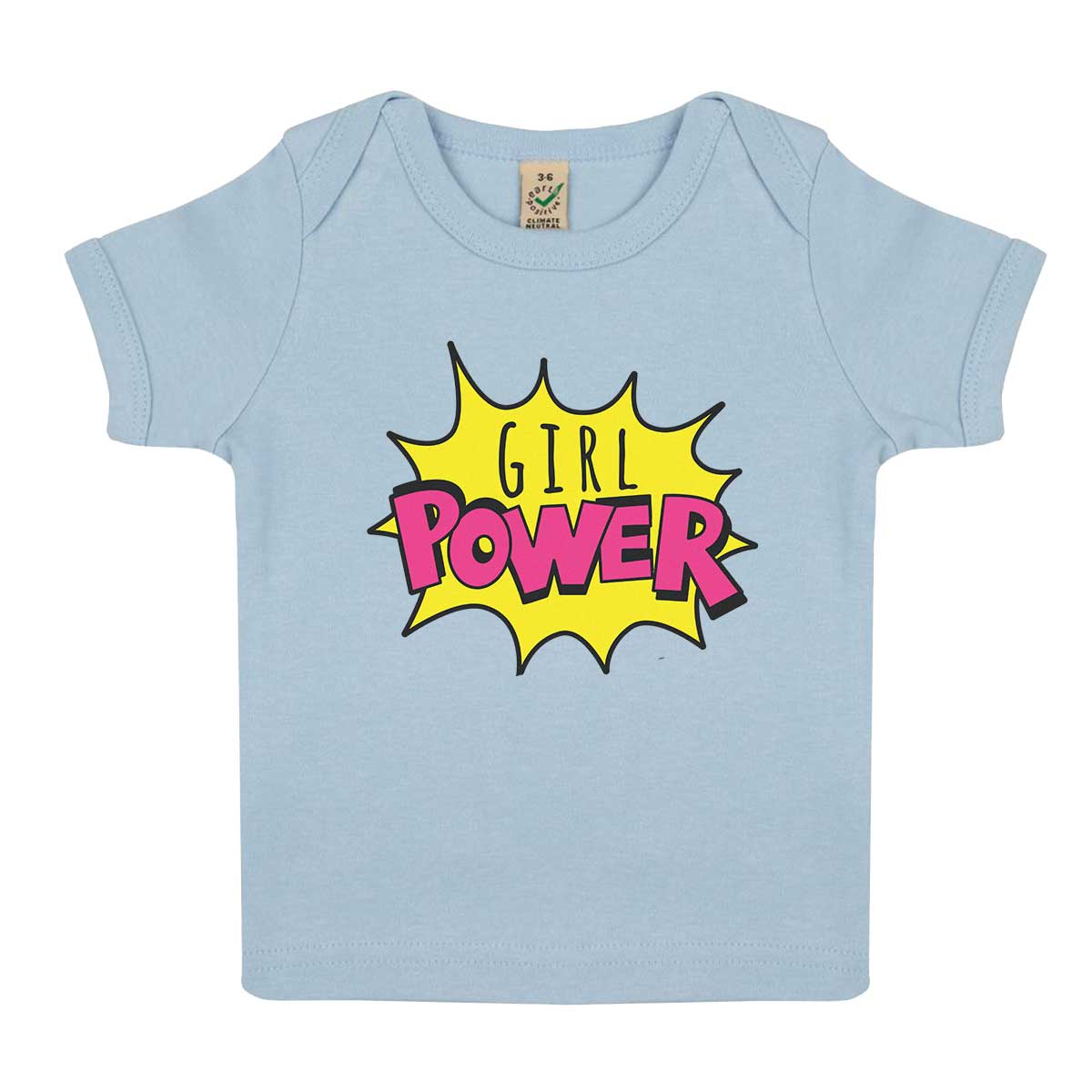 Girl Power Pop Art Baby T-Shirt