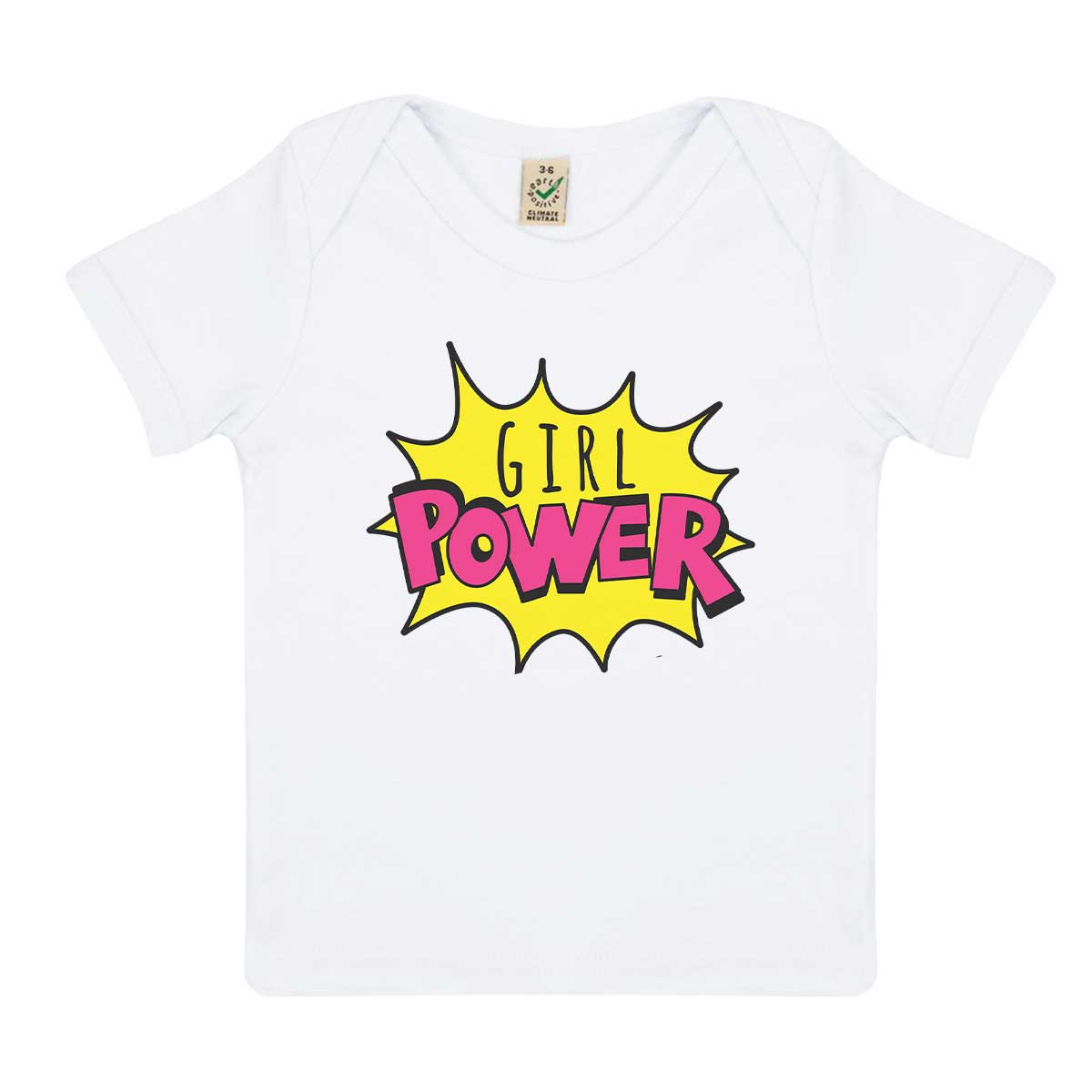Girl Power Pop Art Baby T-Shirt