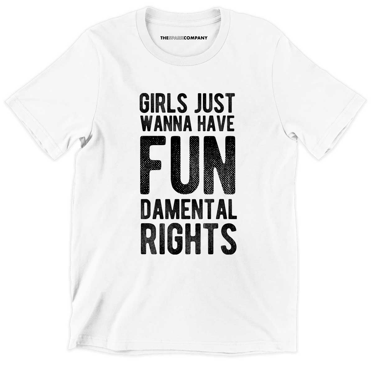 Girls Just Wanna Have Fundamental Rights Kids T-Shirt
