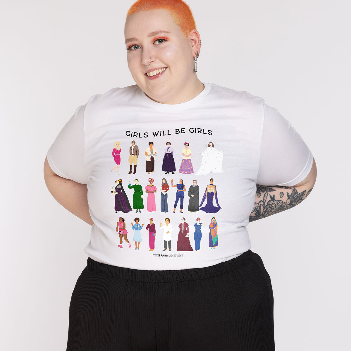 Girls Will Be Girls: Iconic Women T-Shirt