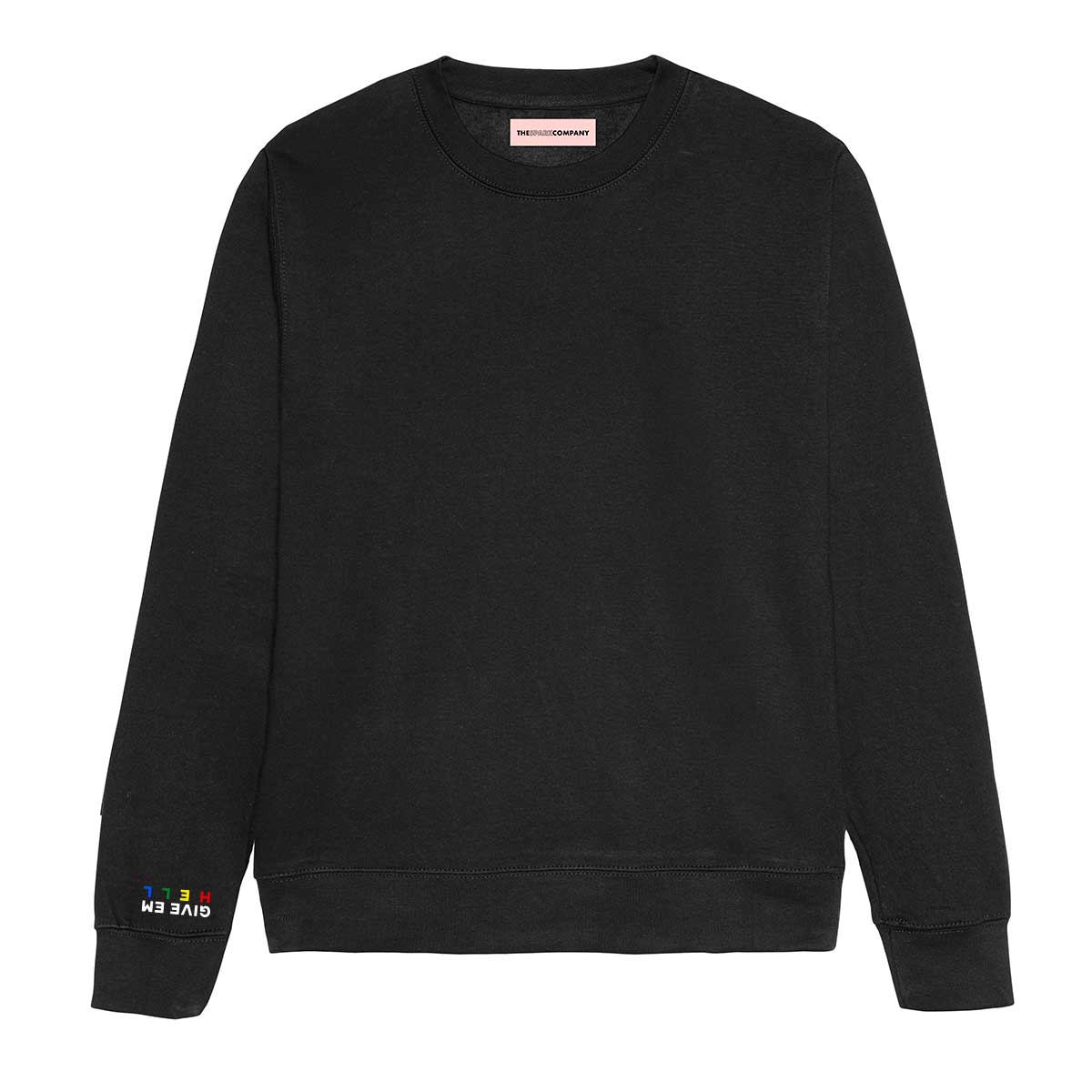 Give Em' Hell Embroidery Detail Sweatshirt