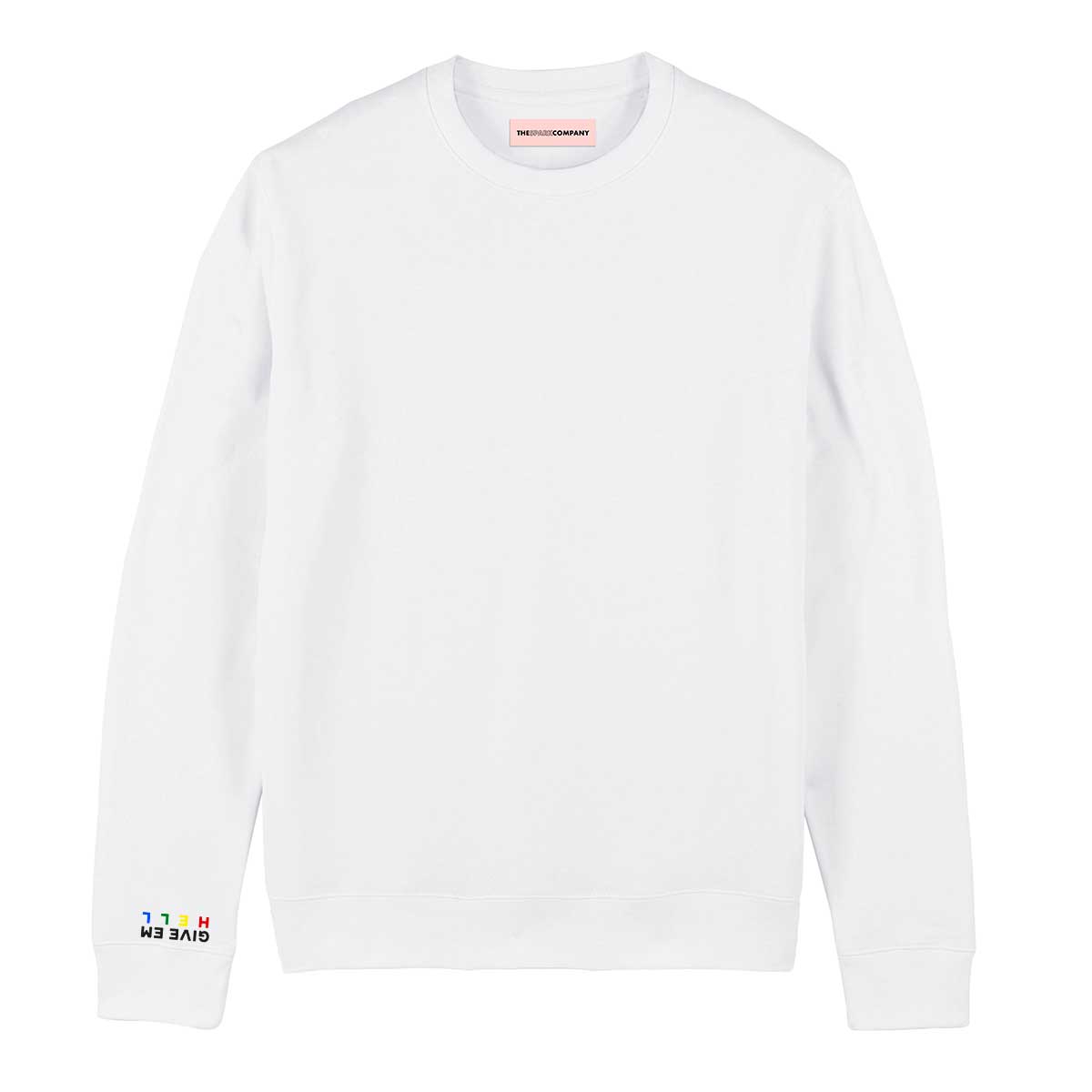 Give Em' Hell Embroidery Detail Sweatshirt