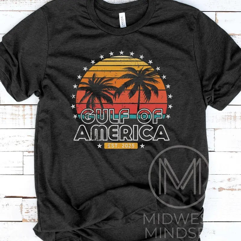 Gulf of America Shirt, Funny President Trump T-Shirt, Gulf of Mexico Tee, Cruise Gift 2025 Shirt, Cruise Squad Matching, MAGA Shirt