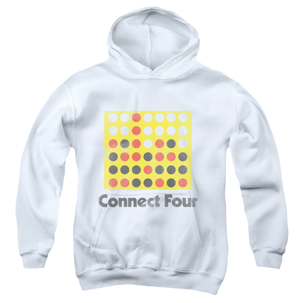 Connect Four Classic Logo Distressed - Youth Hoodie