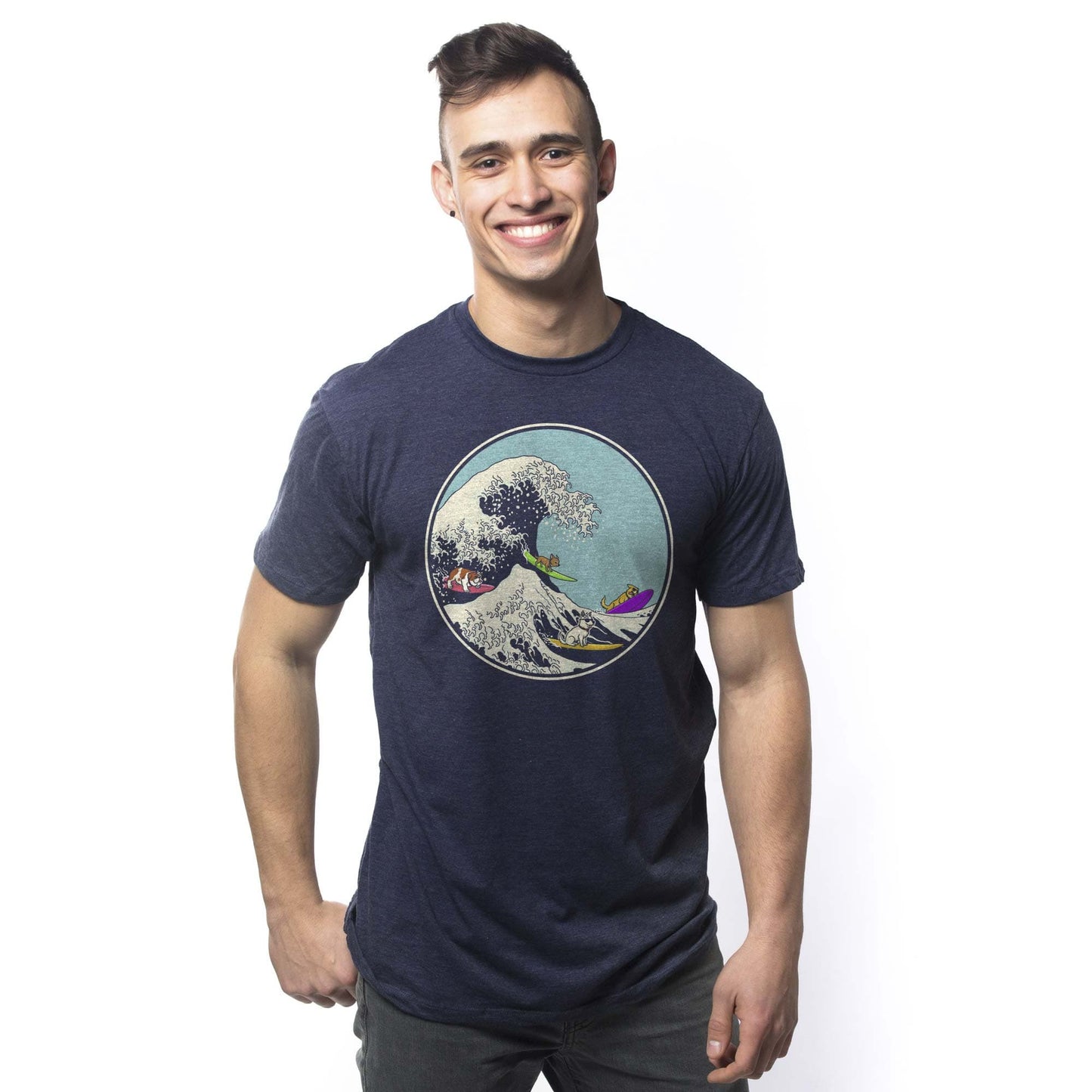 Dogs Ridin' The Wave T-Shirt