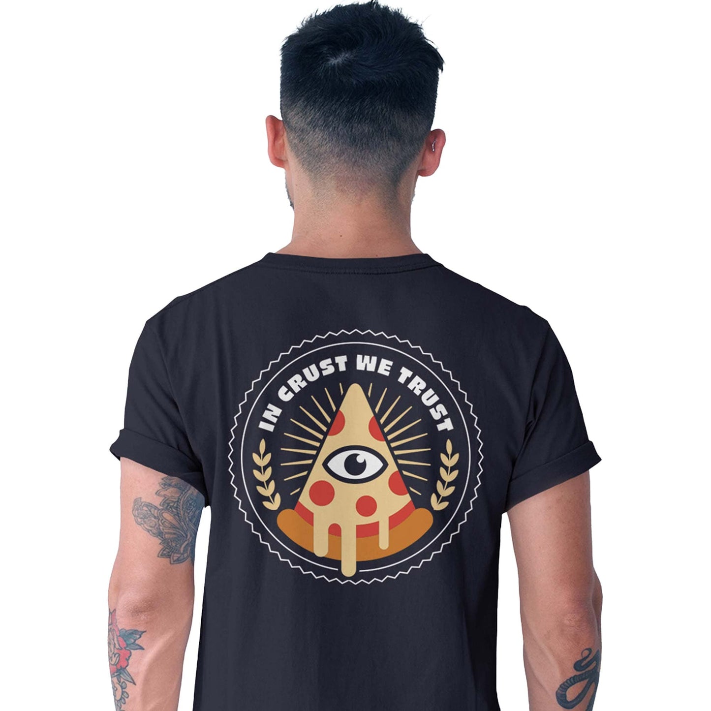 All Seeing Pizza Slice T-Shirt