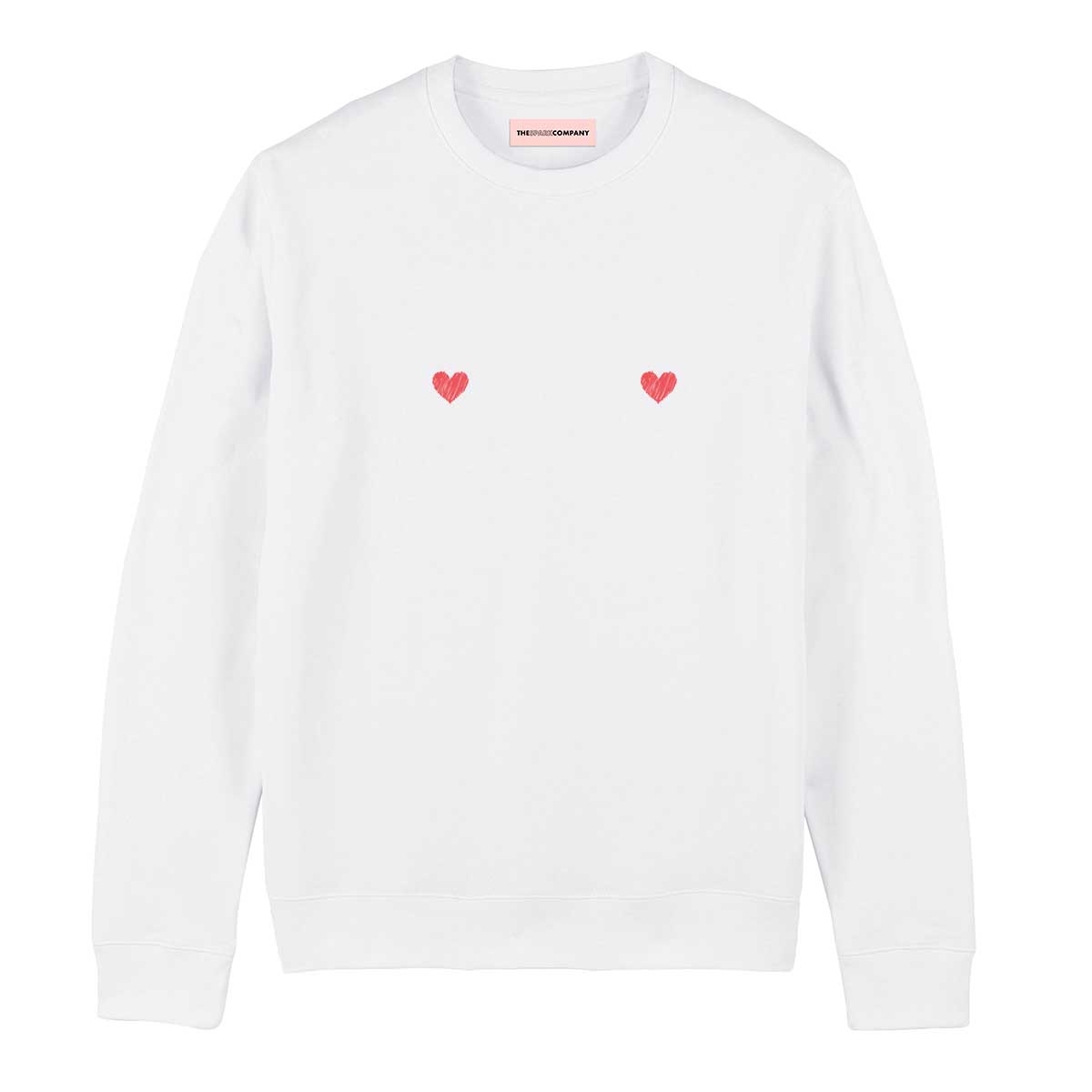 Heart Nipple Sweatshirt