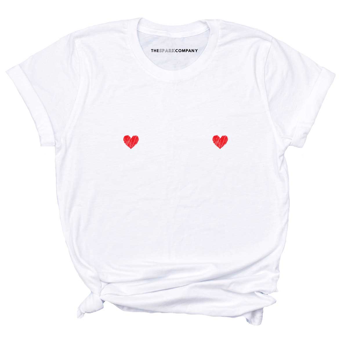 Heart Nipple T-Shirt