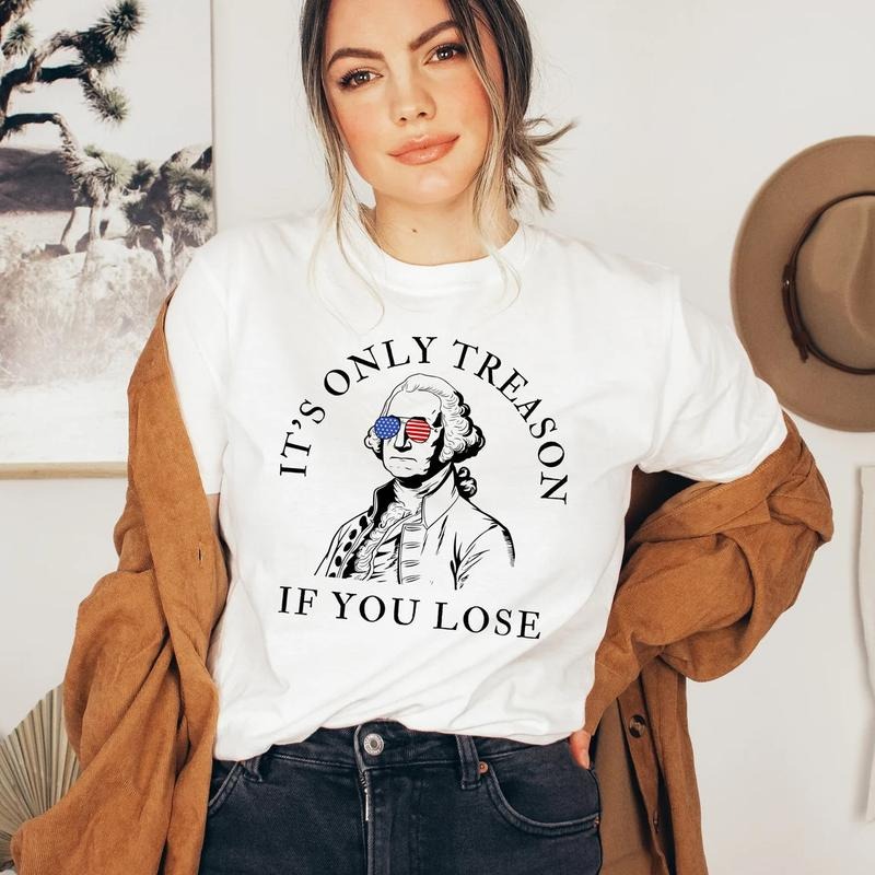 History Teacher Shirt, History Buff Gift, Funny History Shirt, Teacher Gift, 4th of July, American Flag Sunglasses George Washington Shirt Top Womenswear Underwear Lady