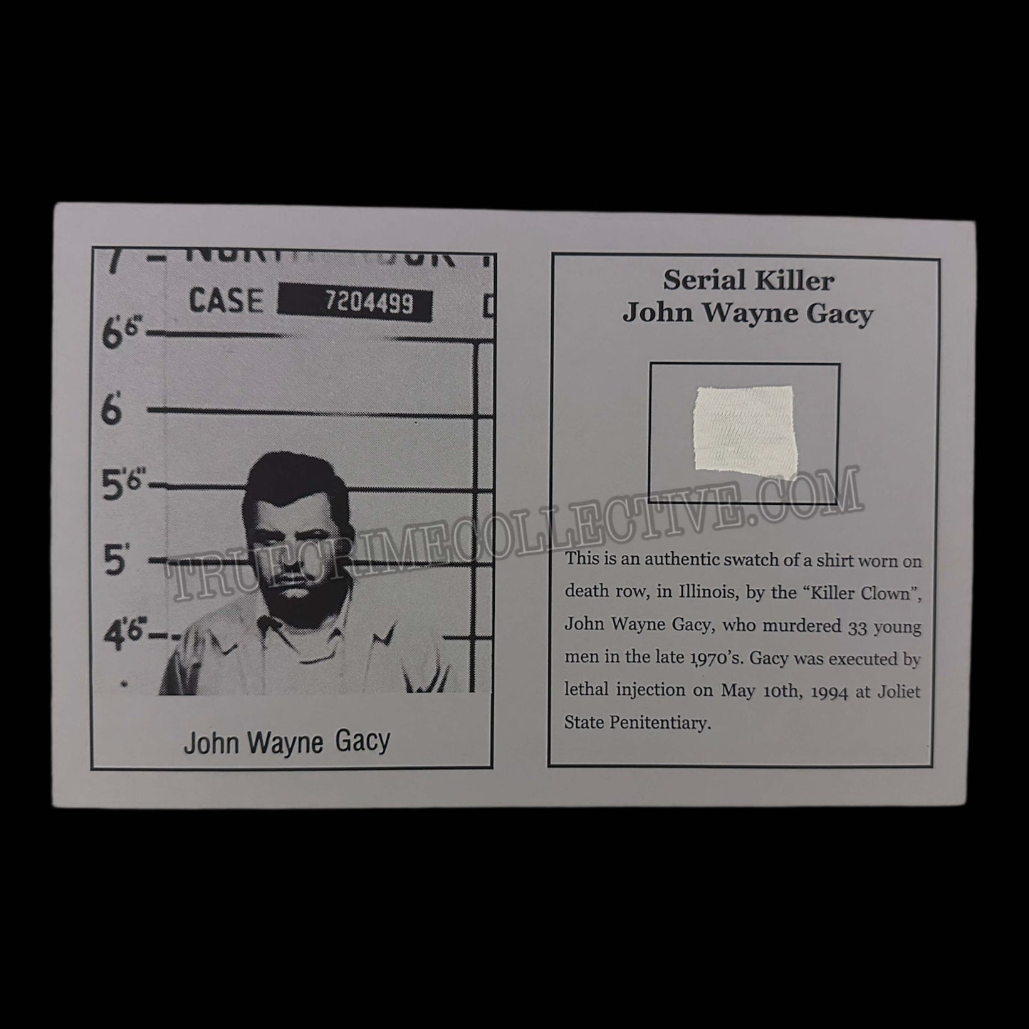 John Wayne Gacy Shirt Swatch