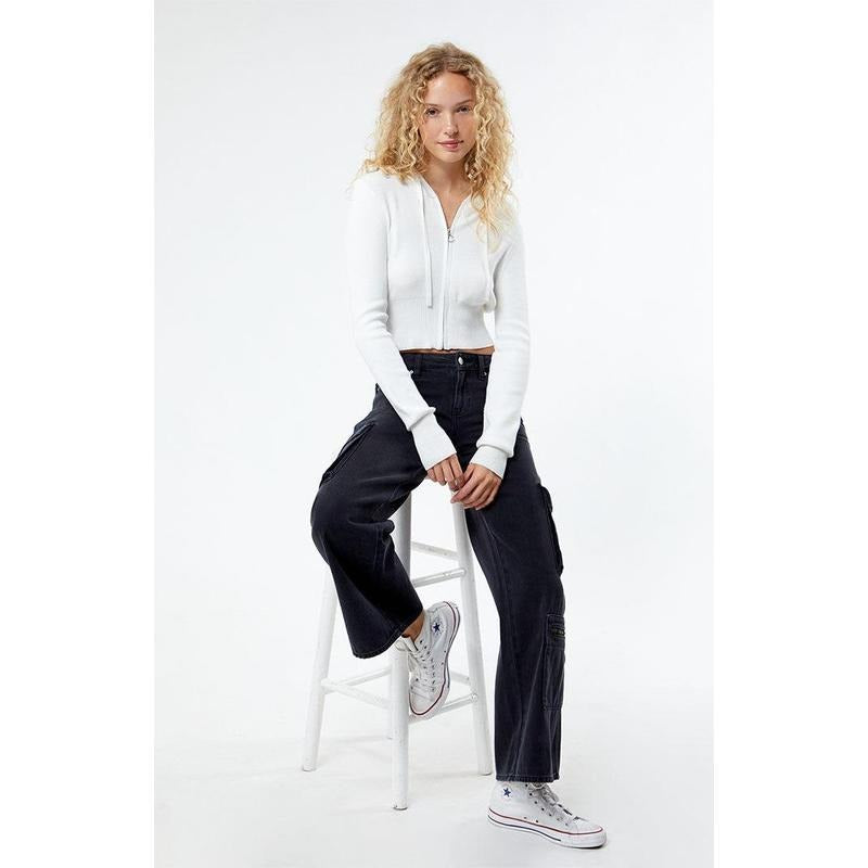 LA Hearts Women's Sammi Ribbed Hoodie