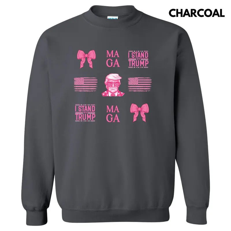 MAGA Coquette Collage Sweatshirt 'NLB'