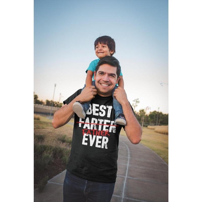 Men's Funny Dad Shirt Best Farter T Shirt Father Humor Joke Dad Gift Father's Day Gift Funny Fart Tee Father Unisex Man