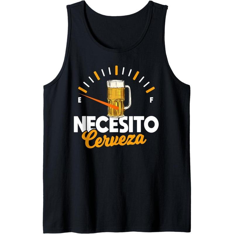 Mexican beer necesito cerveza cool & funny sayings Tank Top