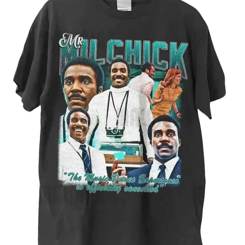 Mr. Milchick Severance Rap Tee shirt Bootleg Style T-Shirt, Classic Retro Graphic Unisex Tee Gift For Men and Women
