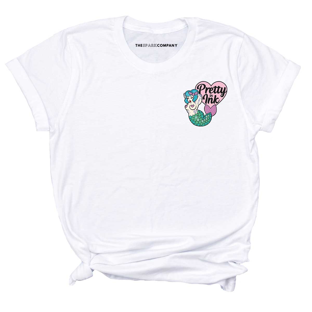 Pretty In Ink Collab Mermaid Pocket T-Shirt