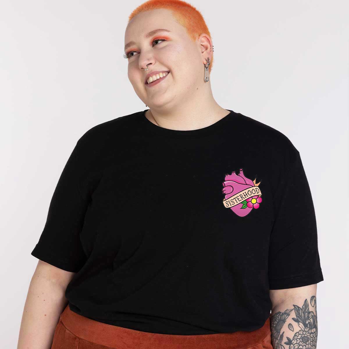 Pretty In Ink Collab Sisterhood Pocket T-Shirt