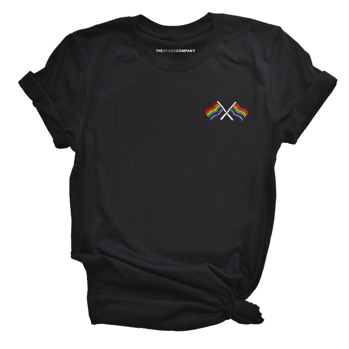 Pride Flags Embroidered T-Shirt