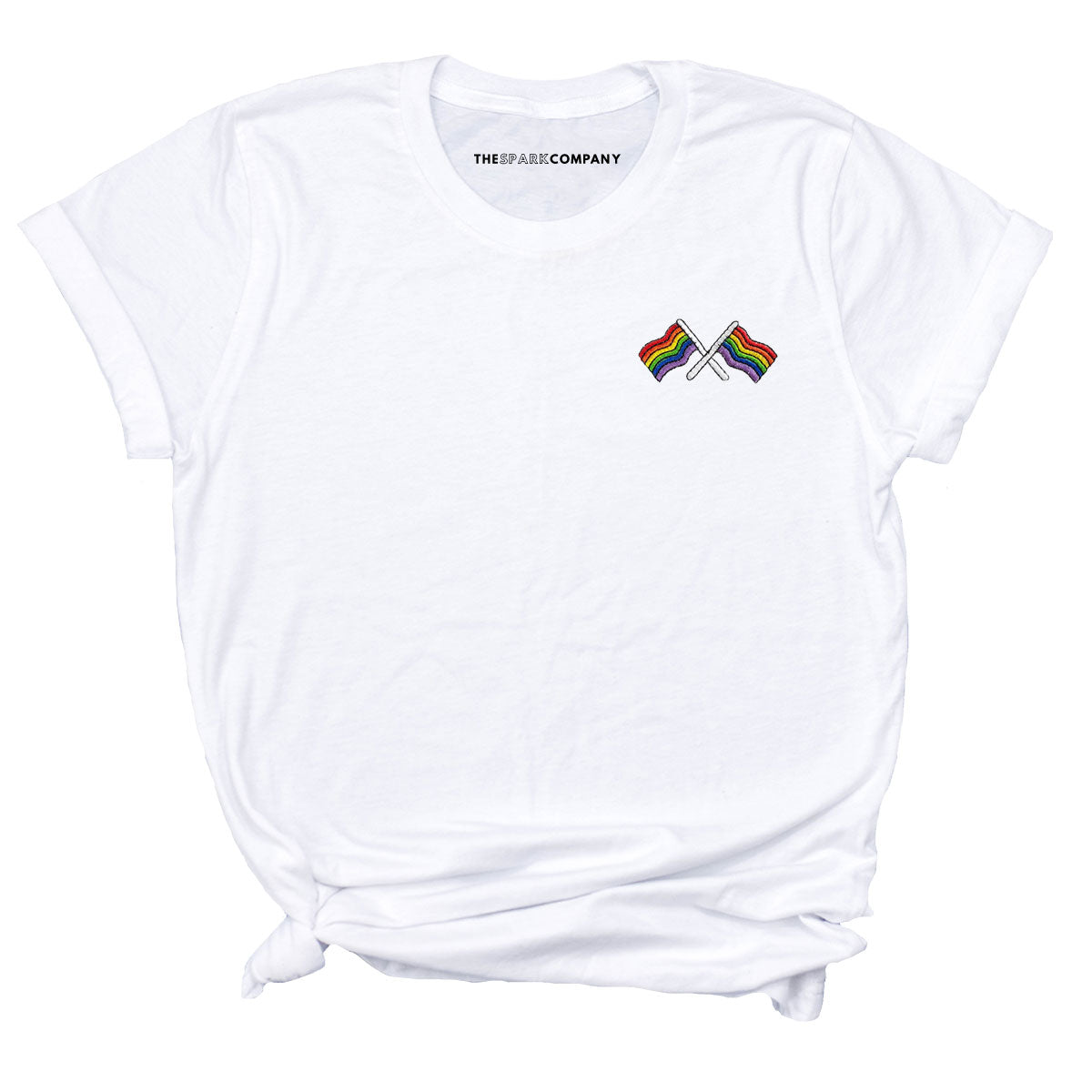 Pride Flags Embroidered T-Shirt