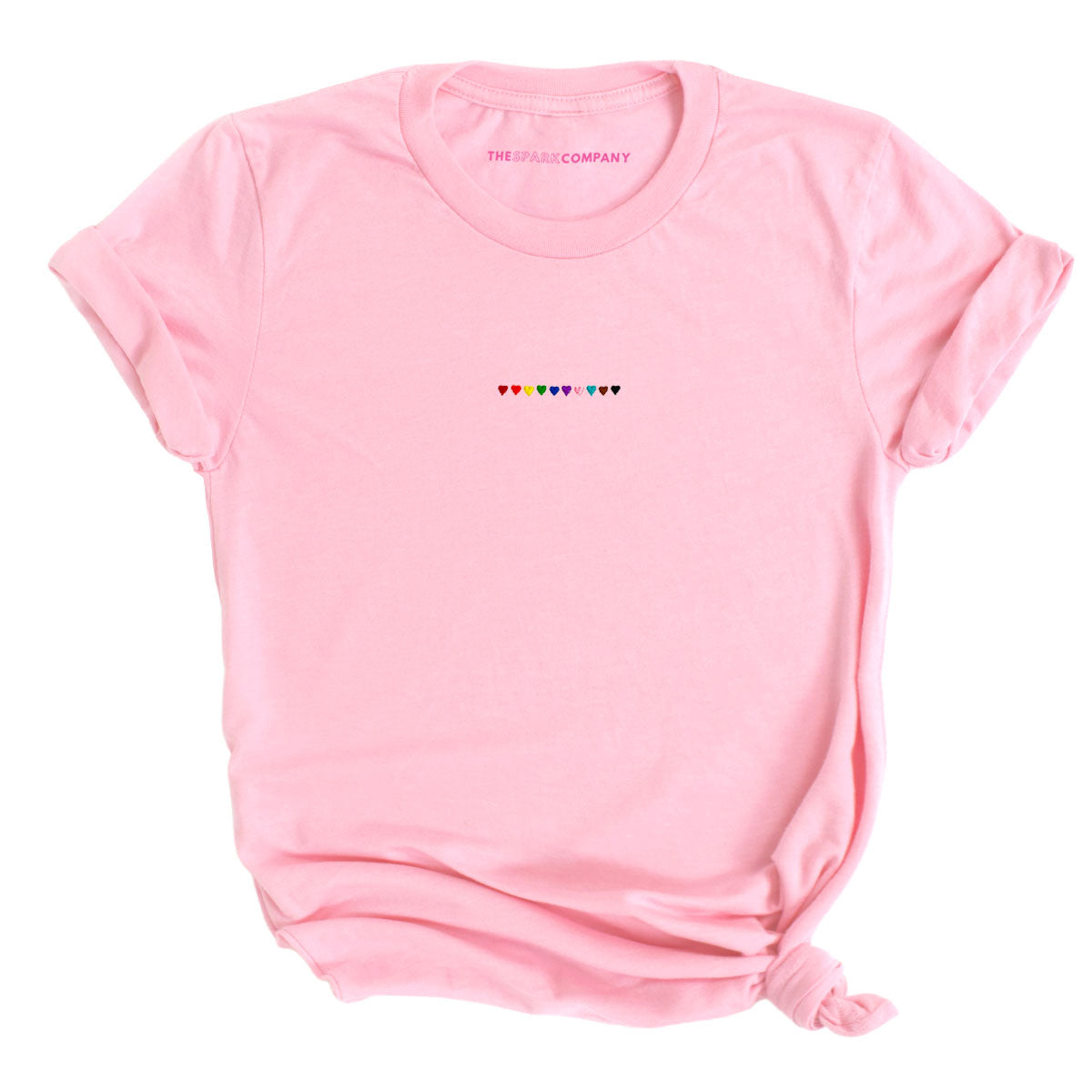 Pride Hearts Embroidered T-Shirt