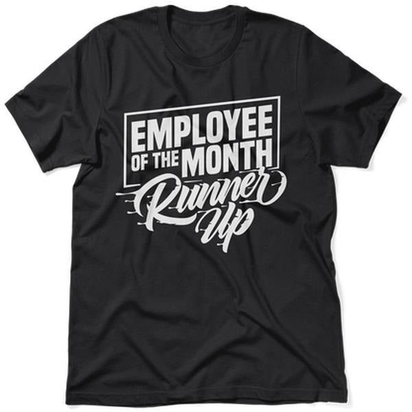 Runner Up - Safety Yellow T-Shirt, Adult Humor Shirt, Funny Shirt, Dark Humor Shirt, For Gift. Crewneck Cotton