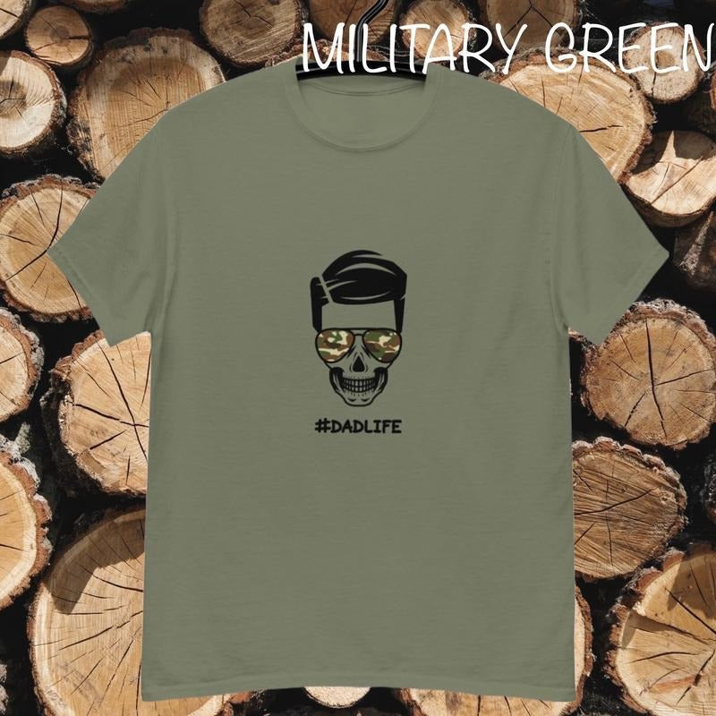 Skeleton Dad T-shirt Military Dad Skull Funny Skull Shirt Hoodie, T-shirt and sweater