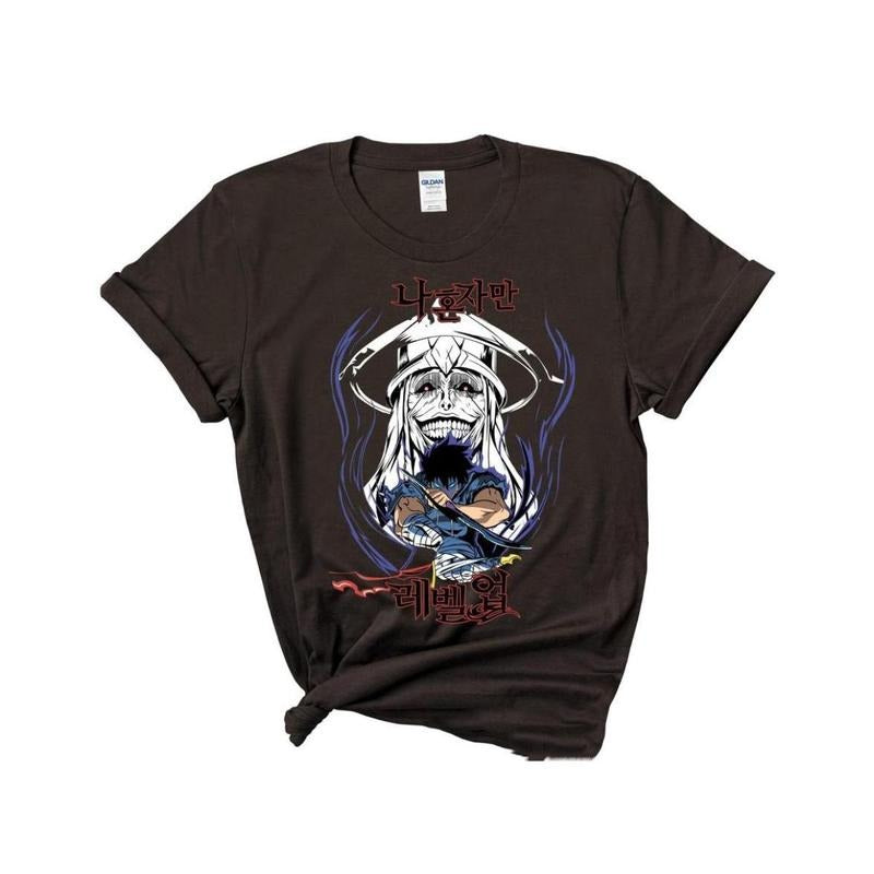 Solo Leveling Shirt, Sung Jinwoo Shadow Monarch Tee, Arise Anime Shirt, Trendy Outfits, Stay Ahead of the Game, Classic Fashion