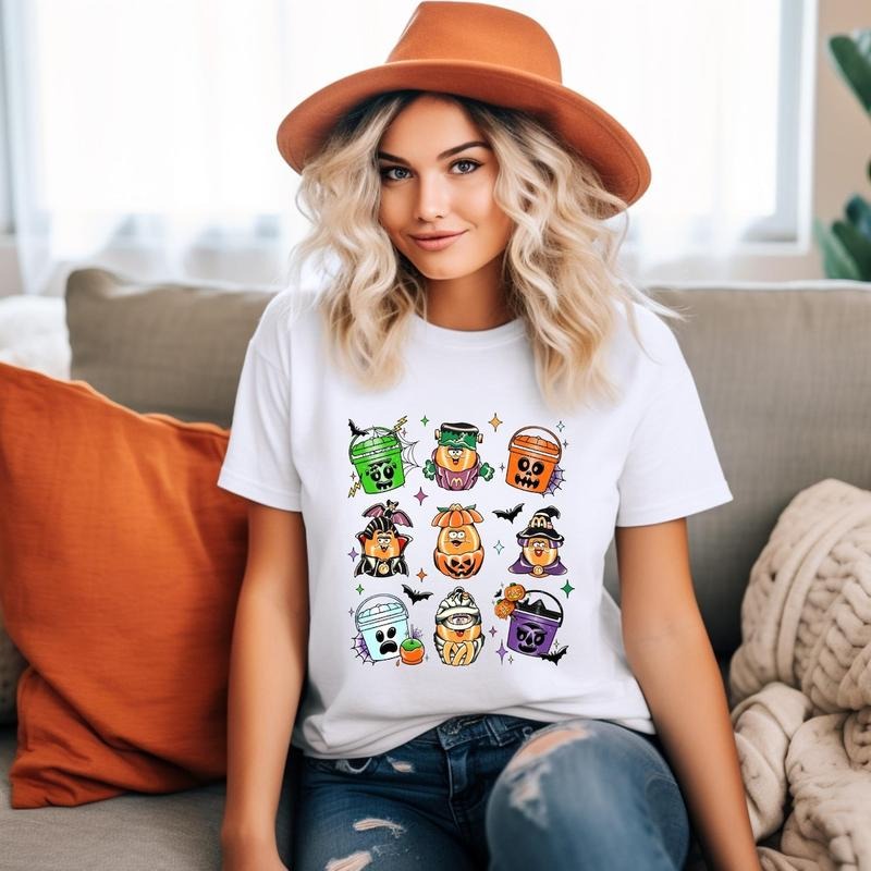 Spooky Nuggets Meal Bucket Shirt, Halloween Chicken Nuggets, Funny Halloween T-Shirt, Trendy Halloween, Spooky Season, Halloween Party Tee T-shirt, sweater and Hoodie